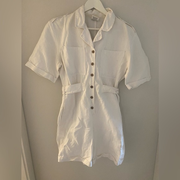 Vintage linen blend romper - Picture 2 of 10
